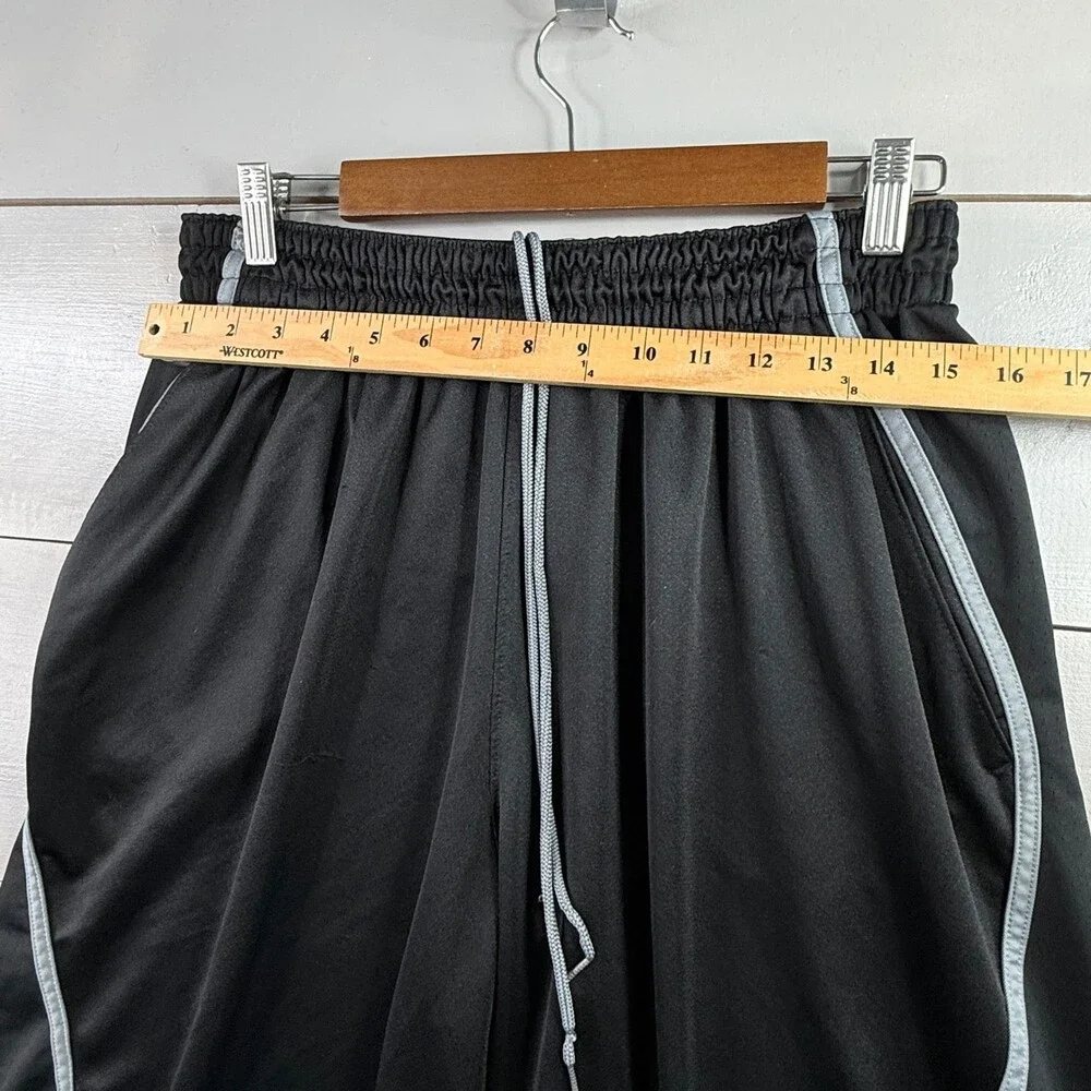 Jordan Basketball Shorts Mens 2XL Black Gray Mesh Athletic Drawstring $